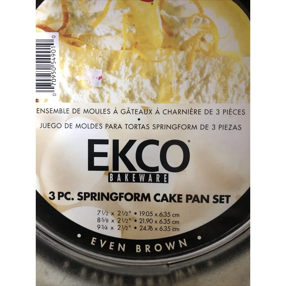 Vintage EKCO Springform Cake Pan 7.5